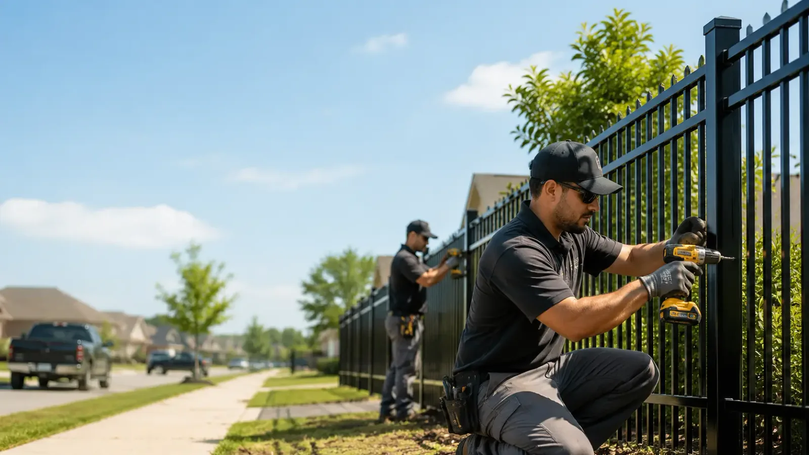 Metal Fence Installation in Alamo, TX